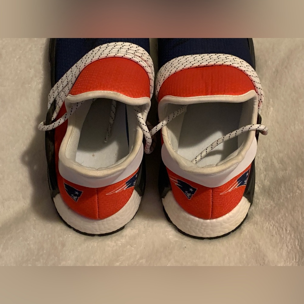 New England Patriots Red, White & Blue Size 45 so 11, 11.5, 12 Shoes - Picture 9 of 11